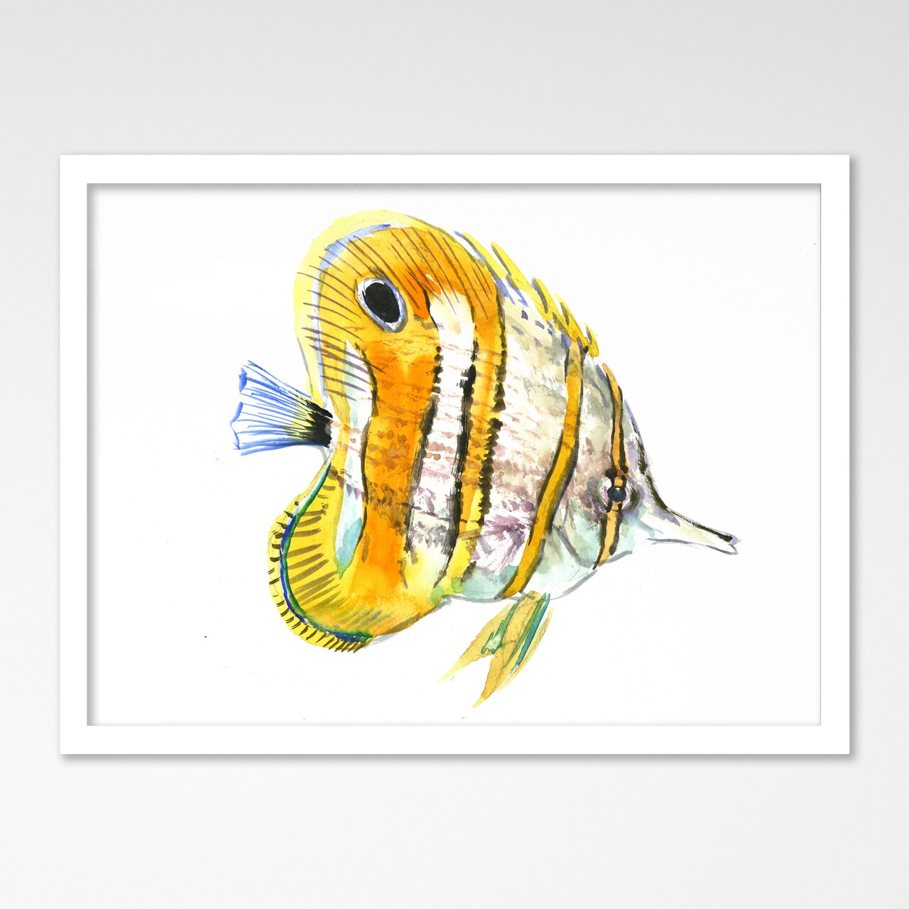 Coral Fish Angelfish Suren  by Suren Nersisyan  Framed Print - Americanflat